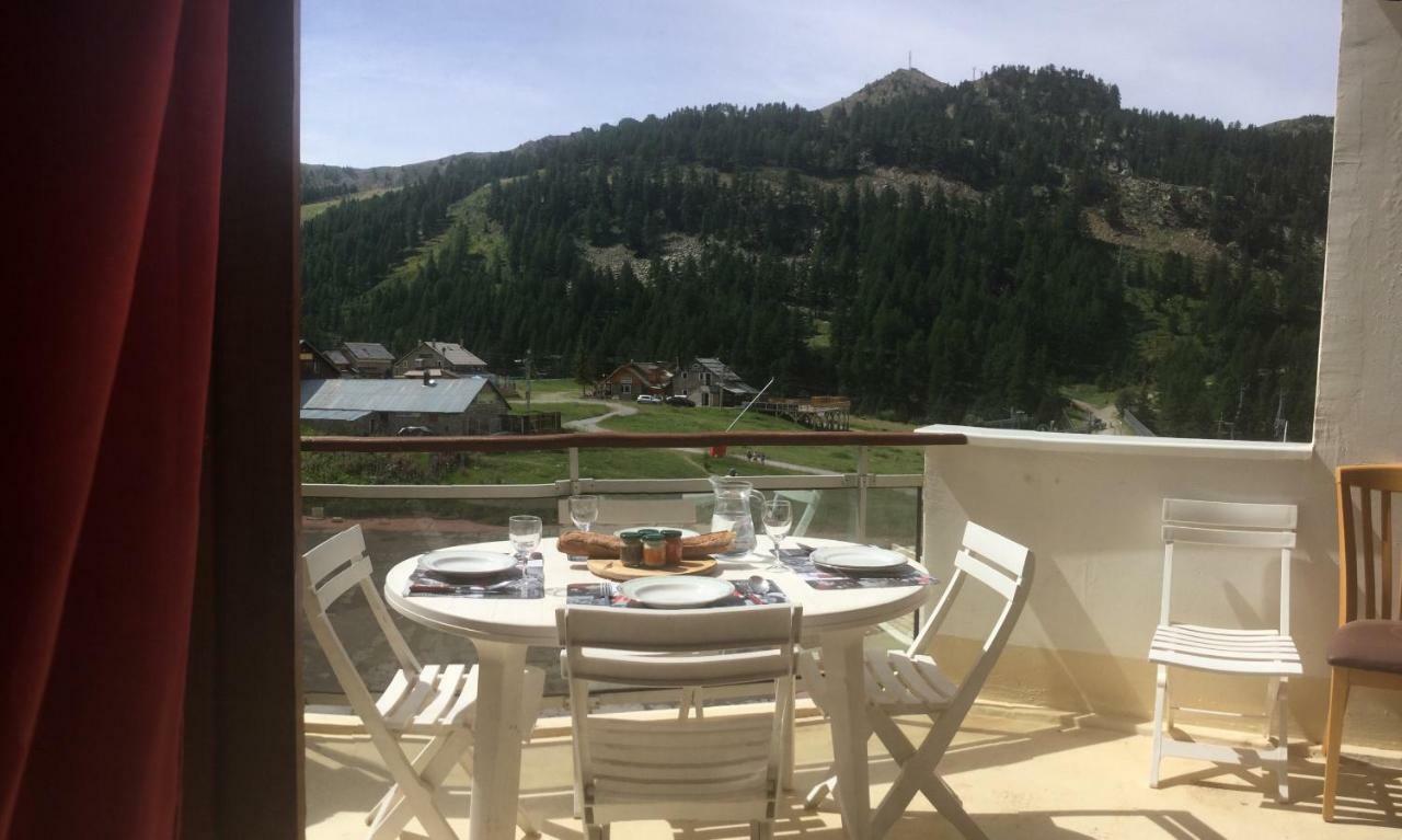 Appartement Chaleureux 3 pièces 50m² plein sud avec grande terrasse au pied des pistes à Isola 2000 Extérieur photo